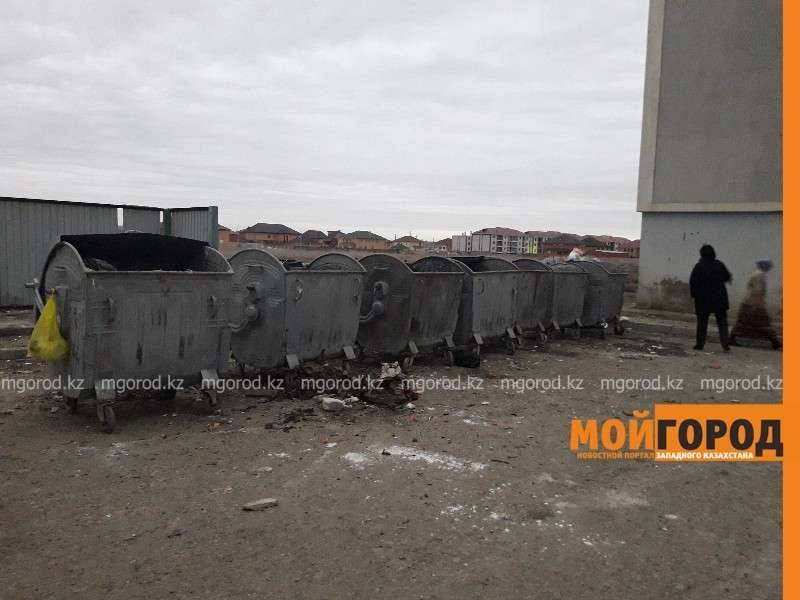 В один из этих контейнеров выбросили младенца в пакете под мусор