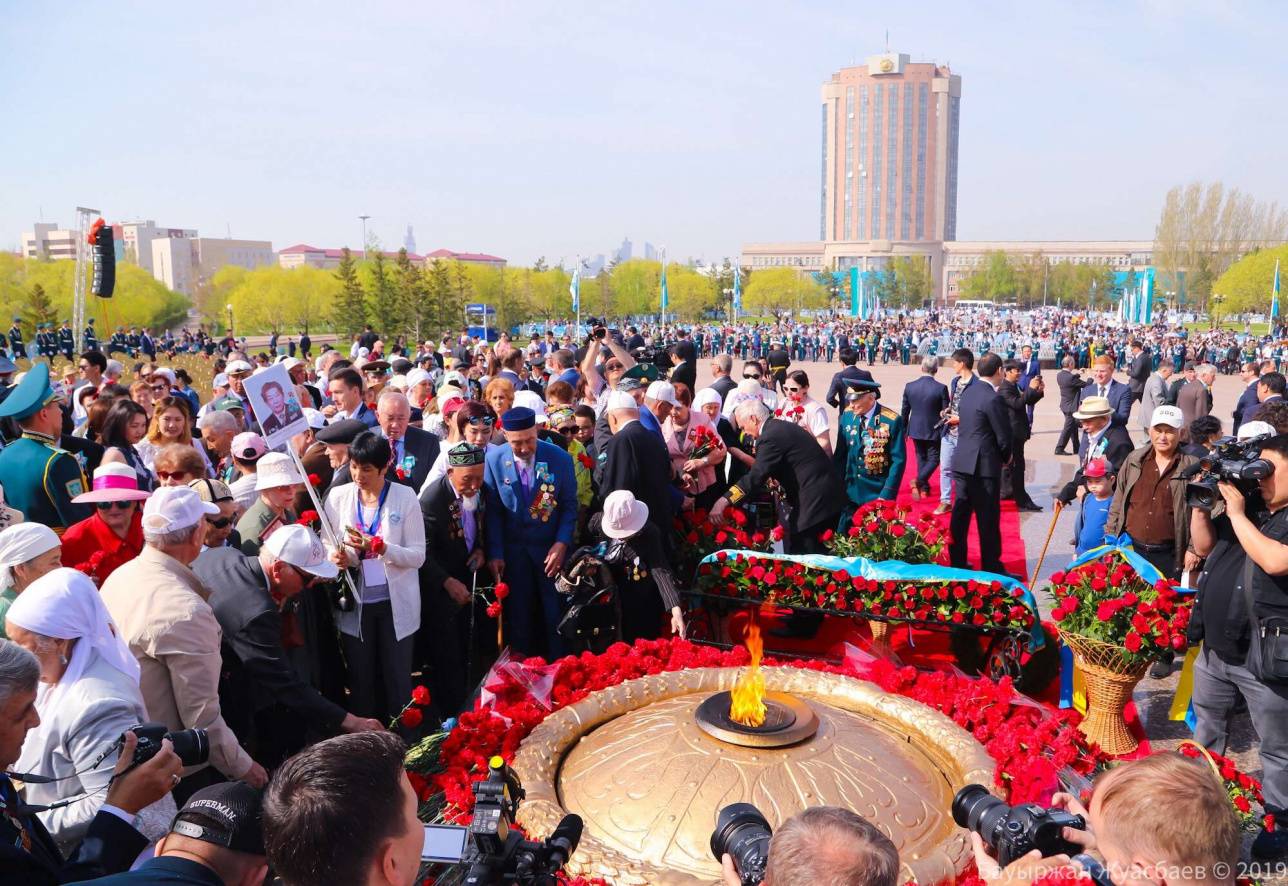 Празднование Дня победы в Нур-Султане