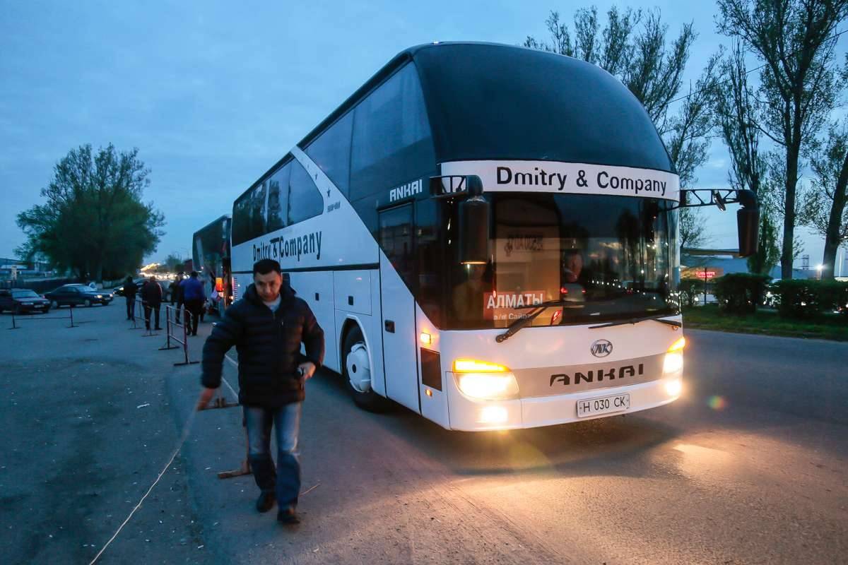 Почти весь конвой международных рейсов беспрепятственно прошёл путь до Алматы