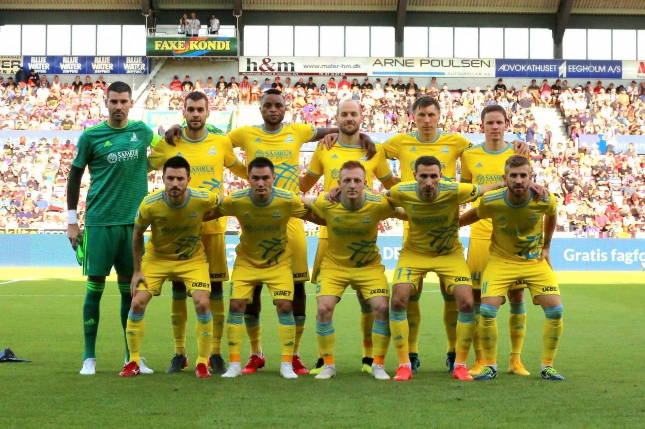 Матч "Мидтьюлланд" - "Астана"