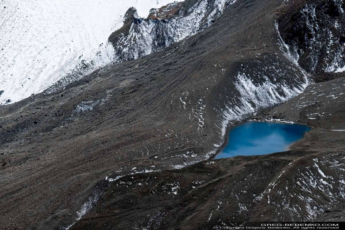 Моренное озеро в Заилийском Алатау