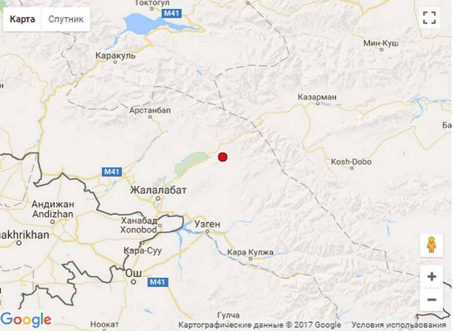 В 371 км от Алматы произошло землетрясение