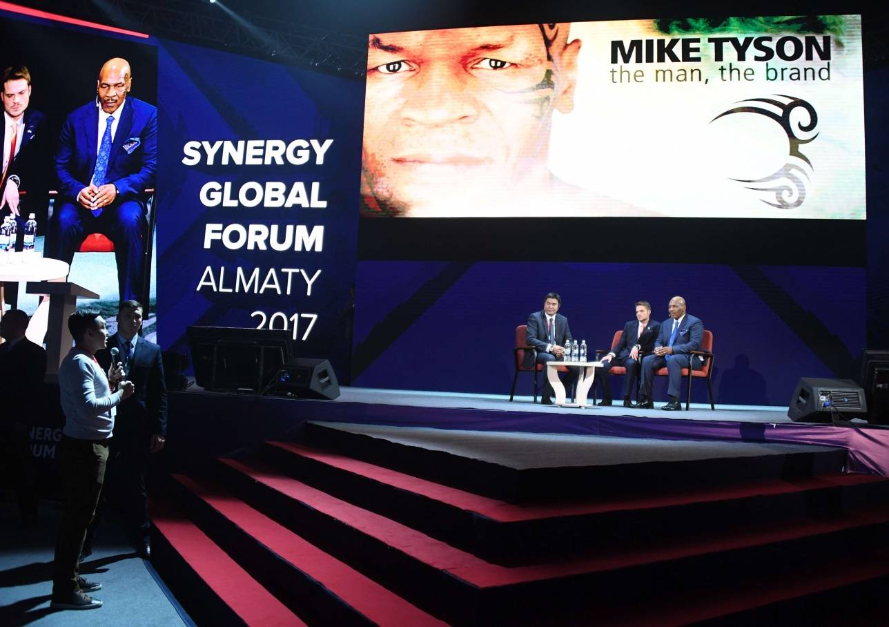 Майк Тайсон в Алматы